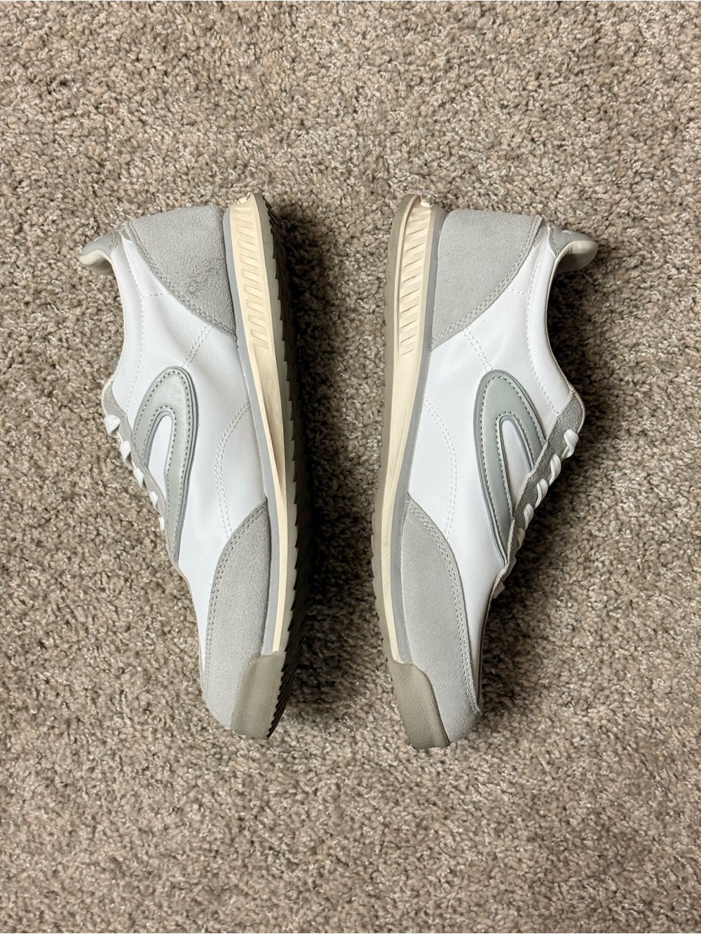 Tretorn - KRISTIN - White and Light Gray Women's Athletic Sneakers - Picture 3 of 6